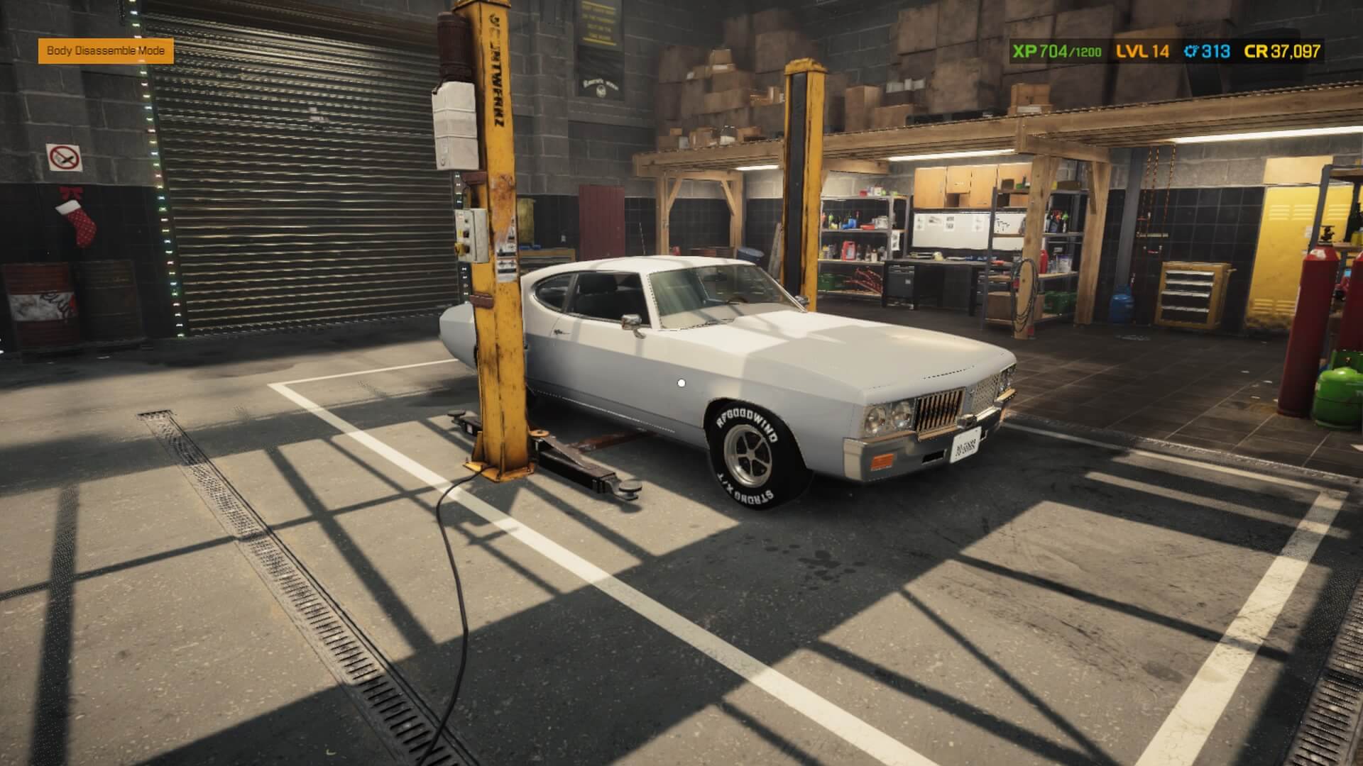 Screenshot showing the 1970 Edgewood Hellcat after work was done