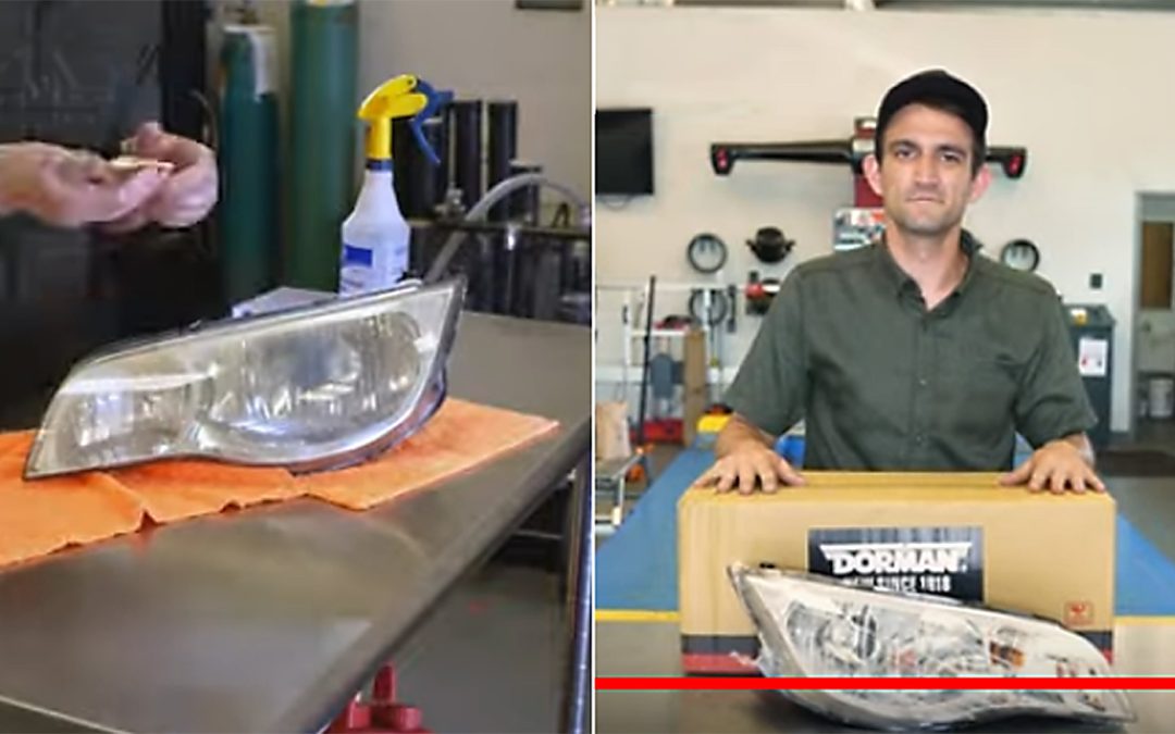 Polishing headlights vs. replacing them! (VIDEO)