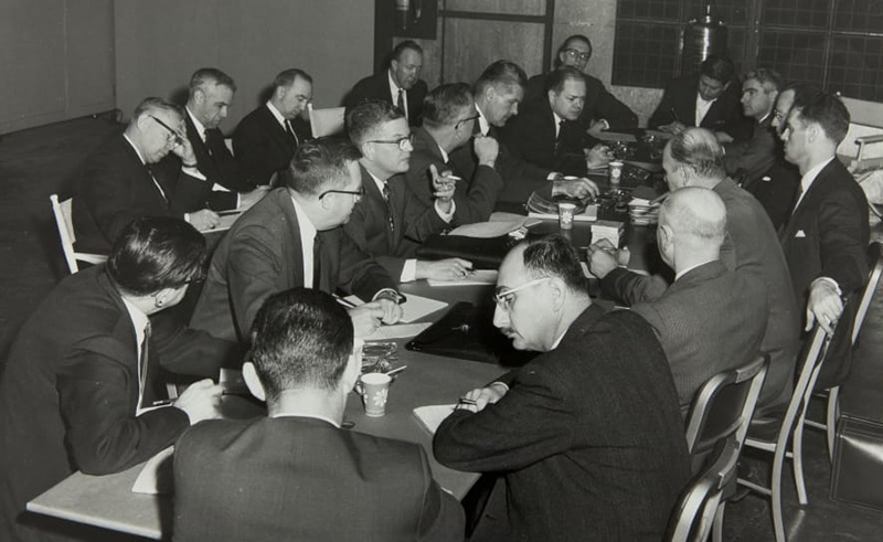 Meeting to discuss the 1961 Lincoln Continental Presidential Limousine.